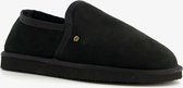 Hush Puppies suede heren pantoffels - Zwart - Maat 46 - Sloffen - Echt leer