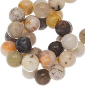 Perles d'agate folle (4 mm) 90 pièces