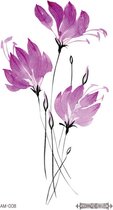 Temporary tattoo | tijdelijke tattoo | fake tattoo | magnolia bloem | 160 x 90 mm
