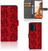 GSM Hoesje Xiaomi 11T | 11T Pro Mobiel Bookcase Red Roses