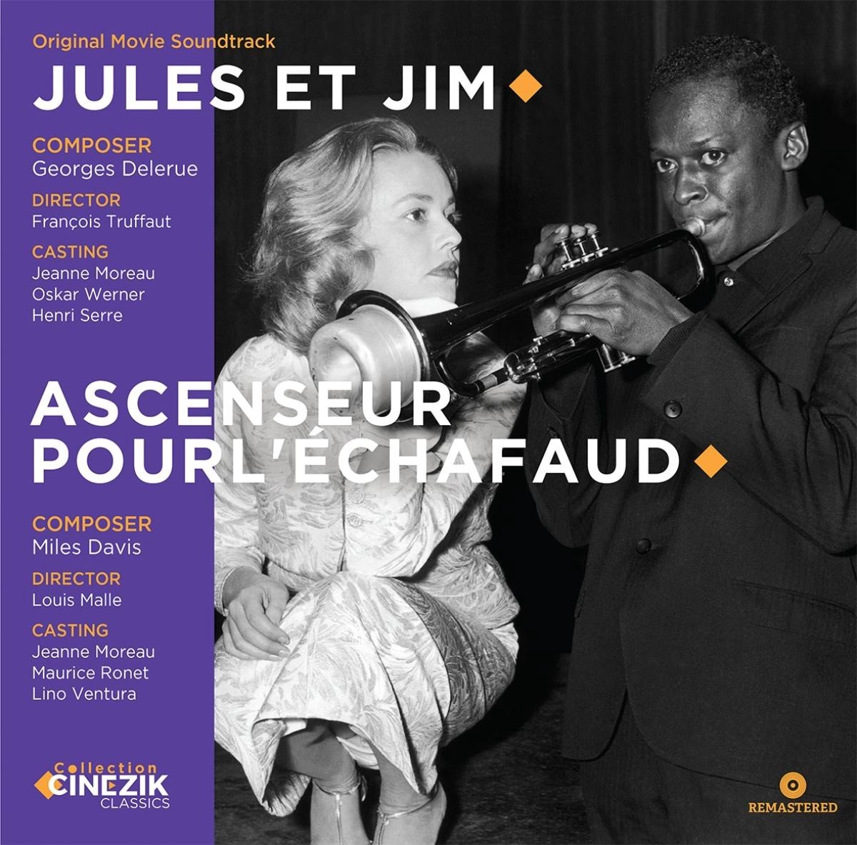 Georges Delerue, Miles Davis - Jules Et Jim / Ascenceur Pour L'echafaud (LP) (Remastered)