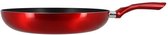 TheKitchenette Koekenpan 32 cm - Rood - Aluminium - Alle kookplaten inclusief inductie