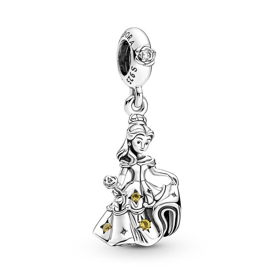 Pandora Disney Beauty and the Beast Belle Dangle - sterling zilver