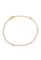 Bracelets pour femme Elli Basis Classique pour femme avec cristaux en Argent sterling 925