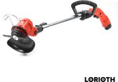 LORIOTH® Grastrimmer Elektrisch - Snoerloze Grasmaaier Trimmer - Gazon Trimmer - Tuinmachine - Gras Kantentrimmer - Kantenmaaier - Trimmer Tuin - Tuingereedschap - Verstelbare Grasmaaier - Ro