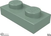 LEGO Plaat 1x2, 3023 Zandgroen 50 stuks