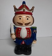 Voorraadpot kerst notenkraker 30cm hoog