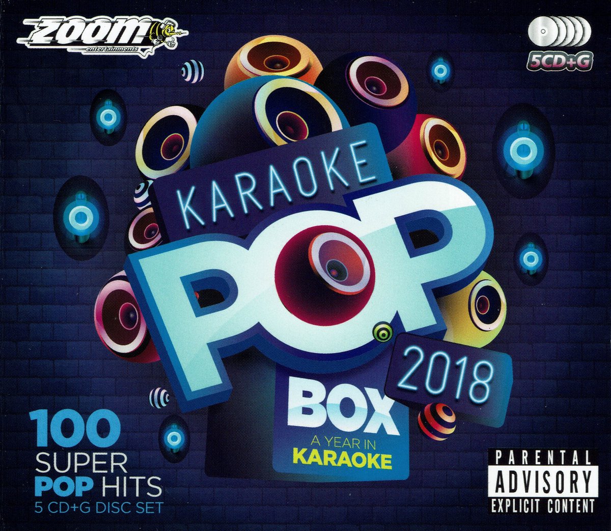 Karaoke Pop Box 2018 A Year In Karaoke Party Pack 100 Songs (CD+G