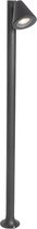 QAZQA ciara - Moderne Staande Buitenlamp | Staande Lamp voor buiten - 1 lichts - H 100 cm - Zwart - Buitenverlichting