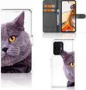 Telefoonhoesje Xiaomi 11T | 11T Pro Flipcover Case Kat