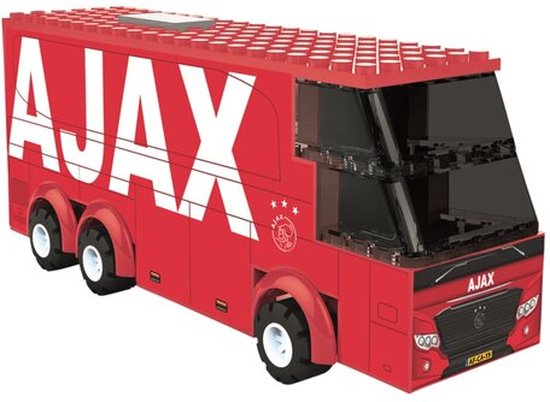 AJAX SPEELGOED SPELERSBUS - Bouw je eigen Ajax Spelersbus - Ajax Lego bus -  Speelgoedbazaar.nl