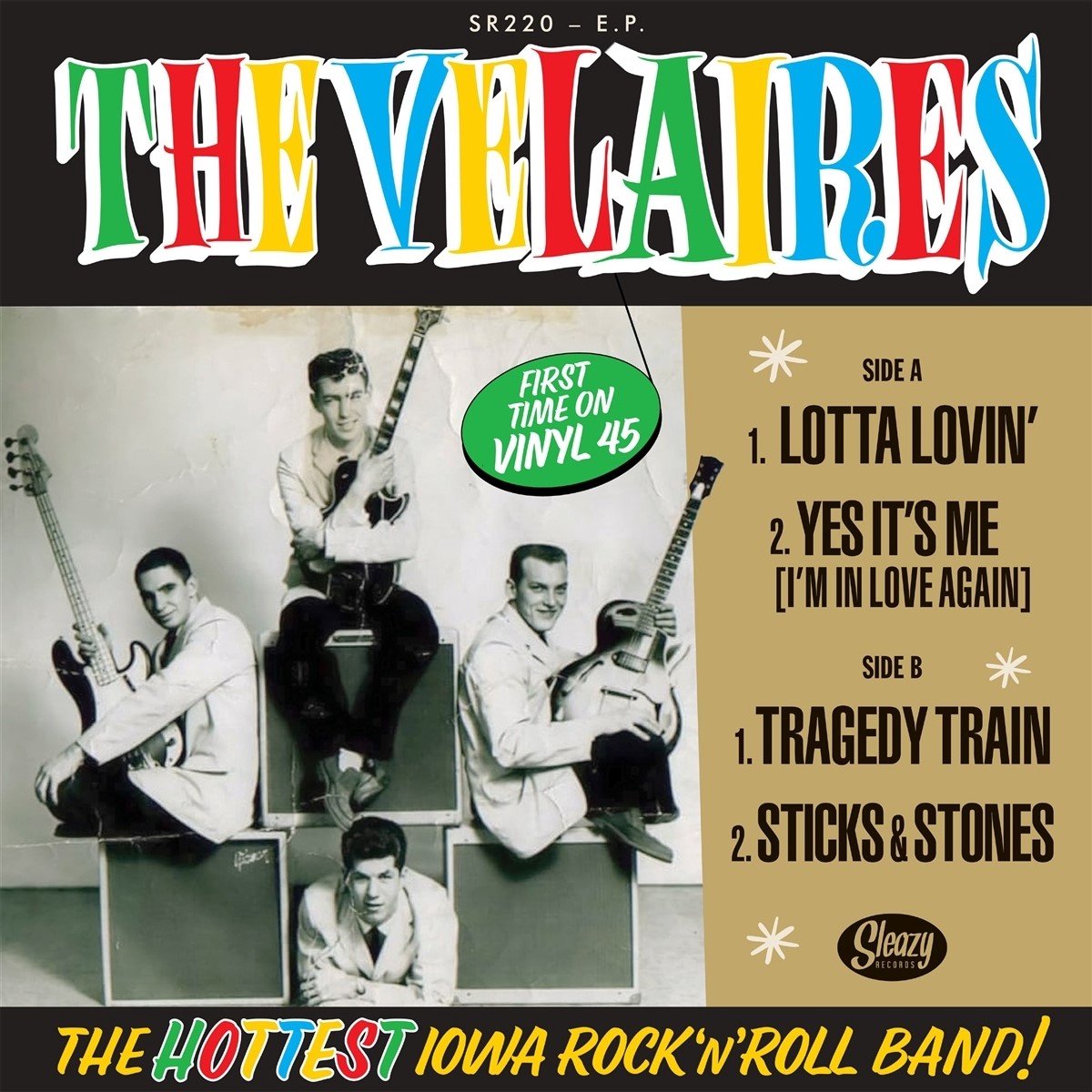 Velaires - The Hottest Iowa Rock'n'roll Band! (7" Single)