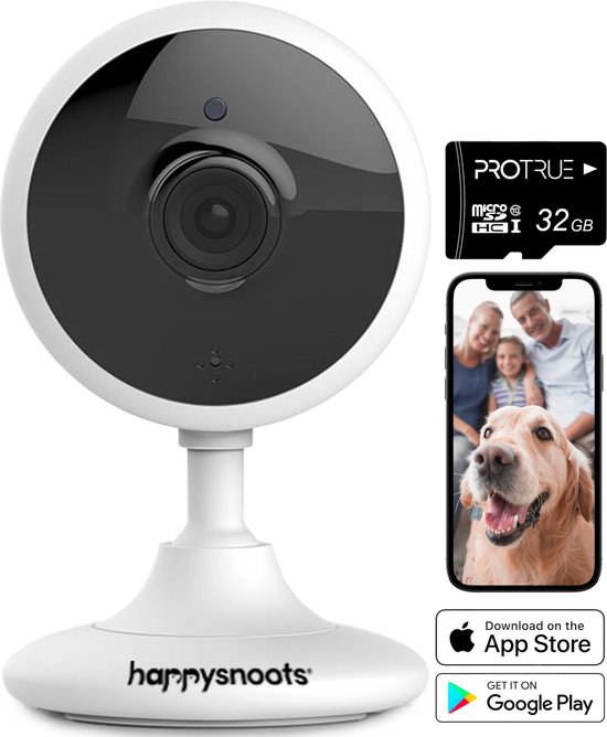1080P Huisdiercamera met App - Hondencamera met Petcam - Dog & Pet Camera Hond - Huisdier Camera voor Honden & Dieren