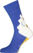 Happy Socks Ice Ice Baby Sock - unisex sokken - kobaltblauw met ijs - Unisex - Maat: 36-40