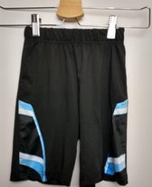 Korte jongens broek Sport zwart blauw 134/140