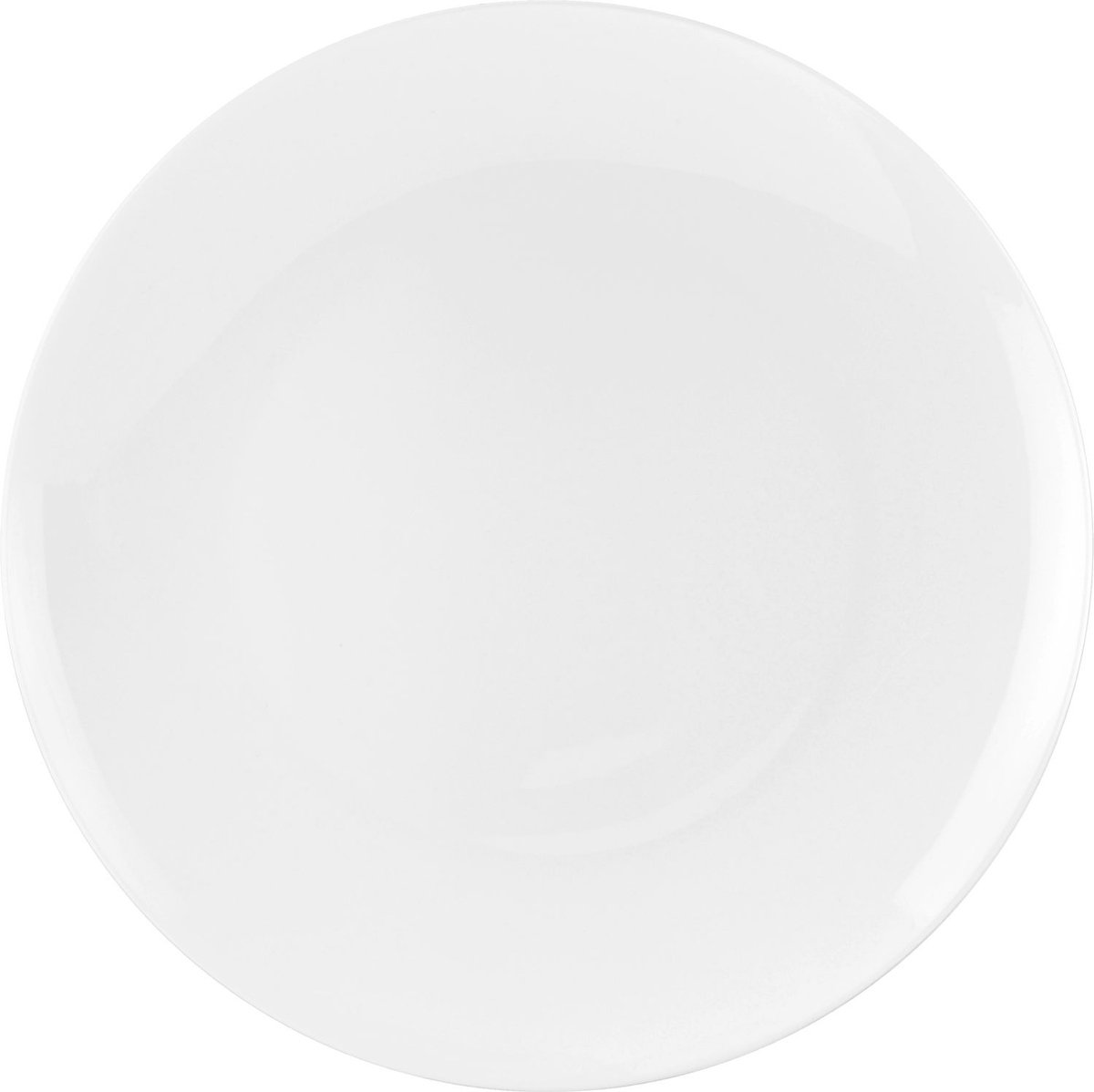 Set van vier borden 27 cm wit fine bone china - Royal Worcester Dinerborden Porselein
