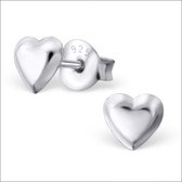 Aramat jewels ® - Echt zilveren oorbellen hartje