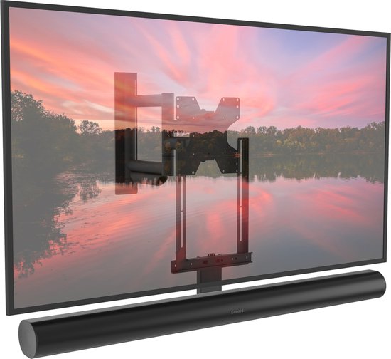 Cavus WMV8050 ARCB Draaibare Tv Muurbeugel & Ophangbeugel geschikt voor  Sonos Arc... | bol.com