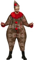 Fiestas Guirca Kostuum Clown Horror Heren Polyester Bruin Mt:52/54