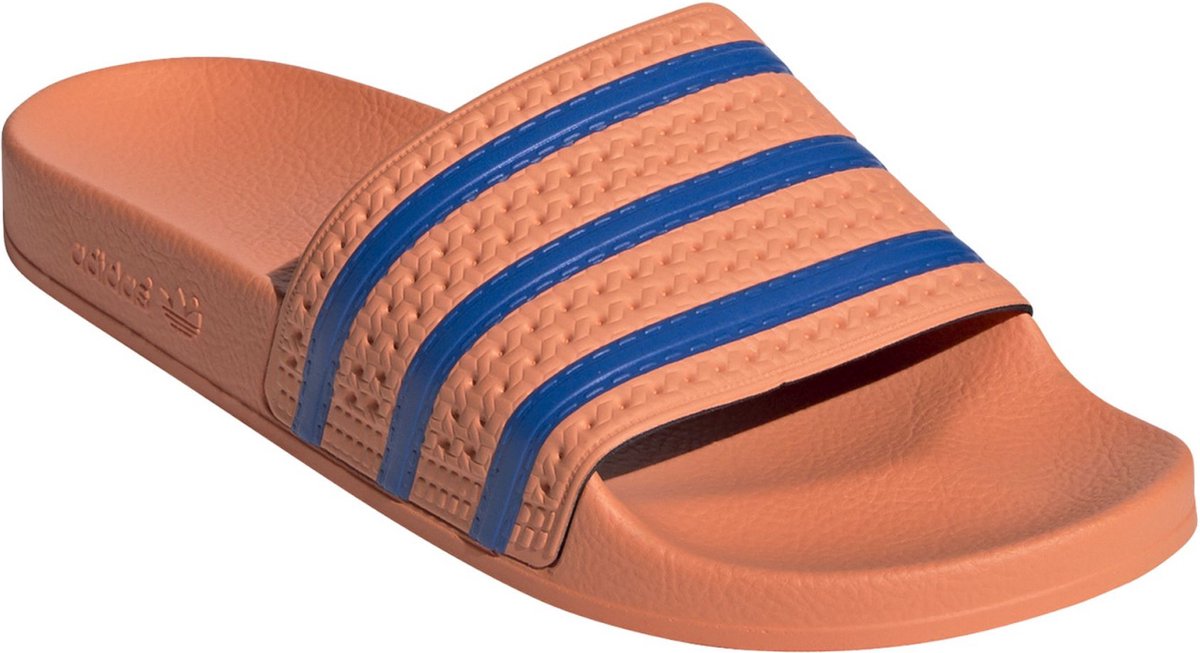 Versterken exegese Plaats adidas Slippers - Maat 40.5 - Unisex - oranje/ blauw | bol.com