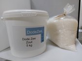 Dode Zee zout set / emmer met 5 kg zout  + 5 kg refill