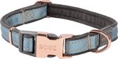 Rogz Urban Halsband Turquoise&Grijs&Rosé - Hondenhalsband - M