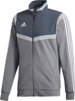adidas Tiro 19 Trainingsjas Sportjas - Maat XXL  - Mannen - grijs - wit