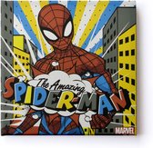 Disney - Set de 3 toiles - Marvel Spiderman - Rétro - 3x 30x30cm