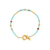 Armband happy colours blauw