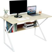 Bureau-Thuiskantoor Klein bureau -moderne pc-tafel in eenvoudige stijl - Houtkleur 80x40cm