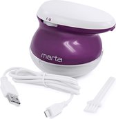 MARTA MT-2233 - Ontpluizer - 3W - Oplaadbaar - USB kabel op te laden - 60 min draaitijd - paars (purple chariot)