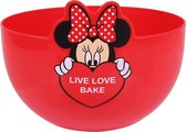 Rode plastic schaal Minnie Mouse DISNEY