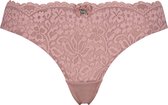 Hunkemöller Dames Lingerie String Rose  - Paars - maat M