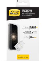 OtterBox Symmetry hoesje + Alpha Glass screenprotector + 20W Lader geschikt voor Apple iPhone 12 Pro Max