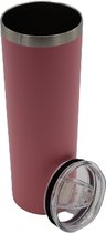 Gobelet thermo skinny 590ml couleur rose clair