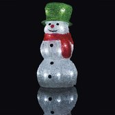 EMOS Sneeuwpop Kerstboomverlichting | met timer - 1.2W Daglicht 6500K | Voor binnen