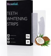 Beautial - Whitening strips - Tanden bleek strips - 28 Teeth Whitening strips - Tandenblekers