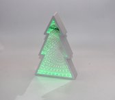 Kerstboom Groen Wit LED Tunnel - Kerstverlichting - Kerstfiguur Verlichting - Kerstversiering binnen