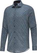 Blue Industry Overhemd Shirt Jersey 2408 22 Navy Mannen Maat - 43