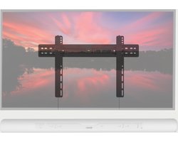 Cavus WMF204 ARCW Premium Tv Muurbeugel & Ophangbeugel geschikt voor Sonos Arc soundbar wit - Waterpas