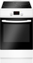 CONTINENTAL EDISON inductiekooktoestel - 4 zones - gekatalyseerde elektrische oven - 65L - B 50 cm x H 85 cm - WIT