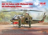 1:32 ICM 32062 AH-1G Cobra with Vietnam War US Helicopter Pilots Plastic kit