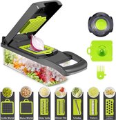 Groentesnijder Groentesnijder, Voedsel Hakker Snijder, Voedsel Snijder, Aardappel, Fruit en Kaas, Multifunctionele Messen, Hakselaar Snijder + 7 Groentesnijder Accessoires