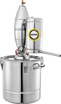 Vitafa Destilleerapparaat - 20L - Destilleerketel - Moonshine Maken - Destilleren - RVS