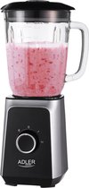 Blender - 1,5 L - Blender smoothie - Glas - RVS - 1000W