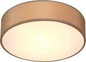 Monza Plafondlamp - Taupe - Stof -  Ø38cm