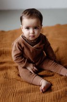 Levv newborn baby meisjes vest Celine Brown Dusty