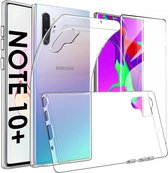 Samsung Note 10 Plus Hoesje Transparant - Samsung Galaxy Note 10 Plus Siliconen Hoesje Doorzichtig - Samsung Note 10 Plus Siliconen Hoesje Transparant - Back Cover – Clear