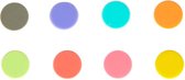 Balvi Glasmarker Sticky Dots Diverse kleuren 8  stuks