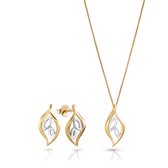 Orphelia SET-7523/G - Ketting(en) met oorbel(len) - Zilver 925